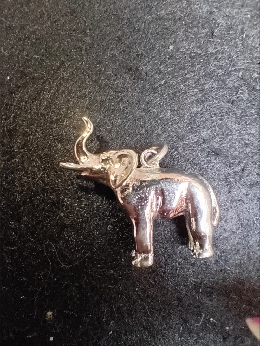 Sterling Silver Elephant Charm Pendant - Women's Jewelry
